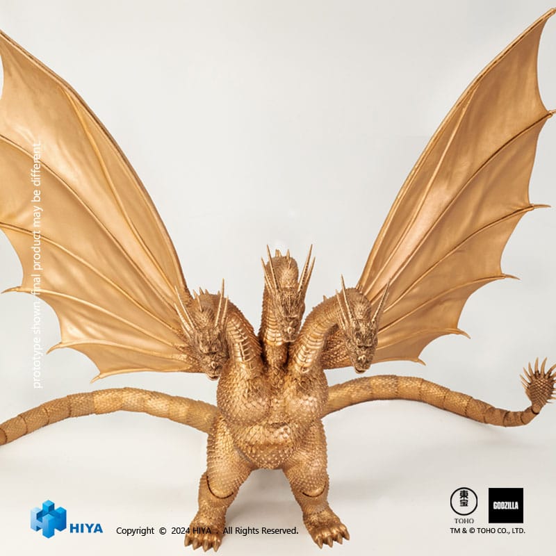 Godzilla Exquisite Basic Godzilla vs King Ghidorah King Ghidorah 25 cm Action Figure