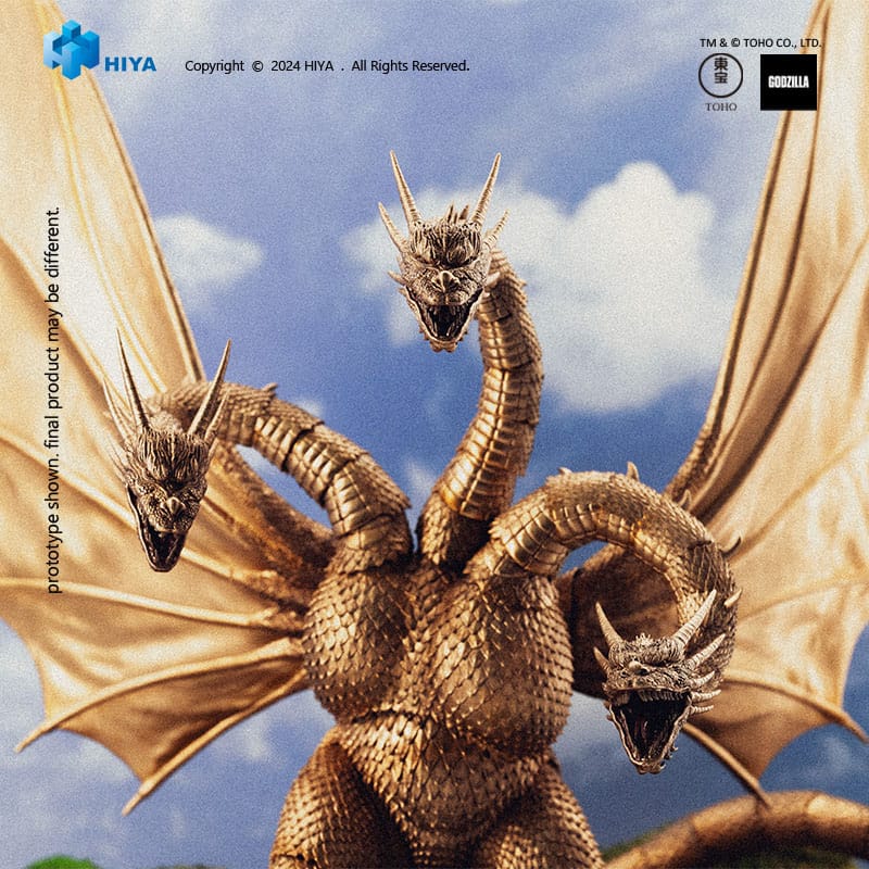 Godzilla Exquisite Basic Godzilla vs King Ghidorah King Ghidorah 25 cm Action Figure