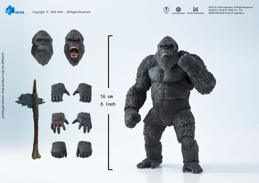 Godzilla x Kong: The New Empire Exquisite Basic Kong 16 cm Action Figure