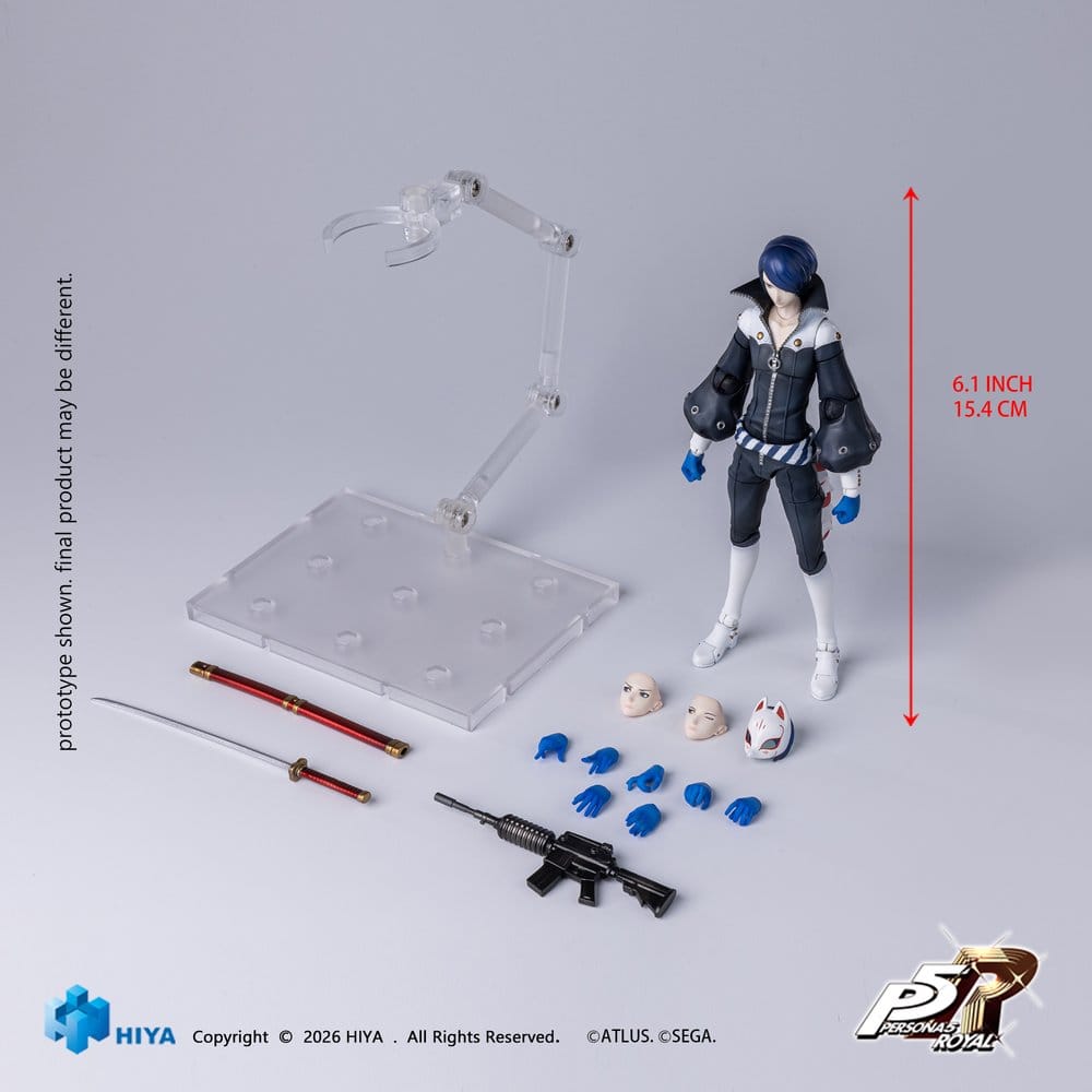Persona 5 Royal Exquisite Basic Action Figure 1/12 Fox 16 cm