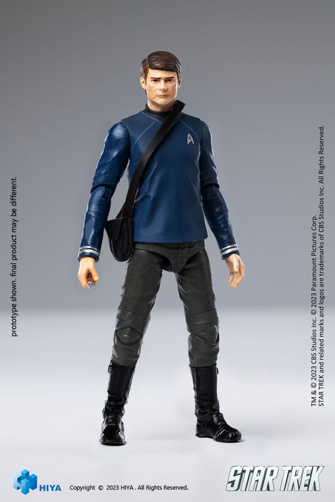 Star Trek (2009) Dr. Leonard McCoy 1/18 Scale Exquisite Mini Action Figure