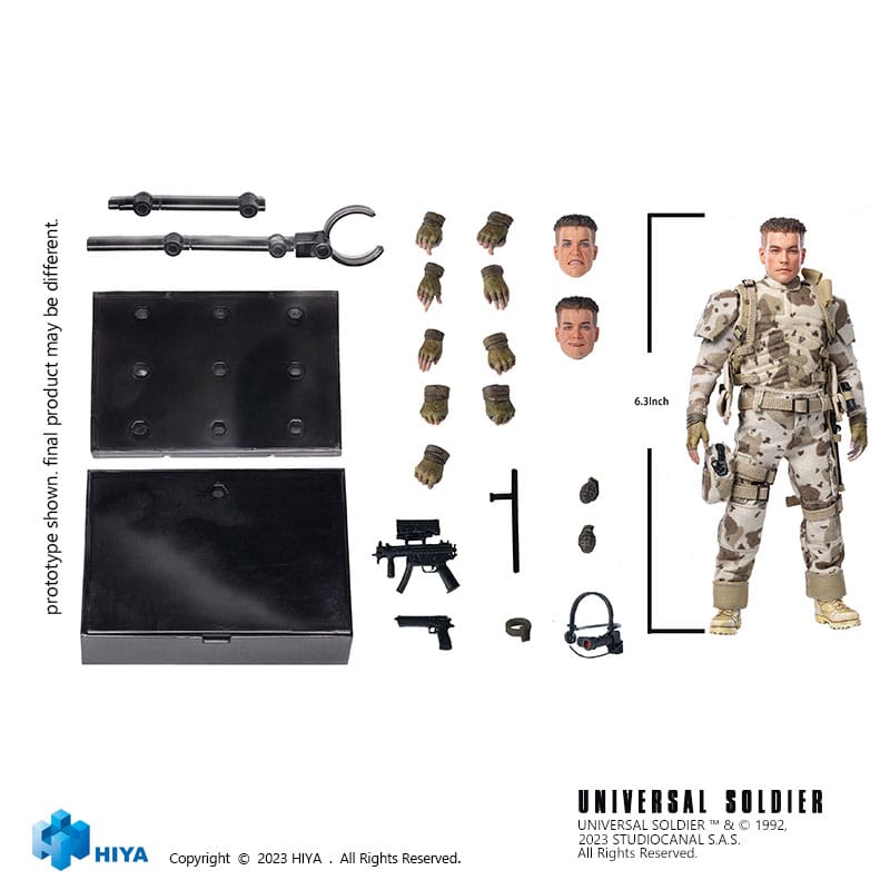 Universal Soldier Luc Deveraux 16cm 1/12 Scale Exquisite Super Series Action Figure