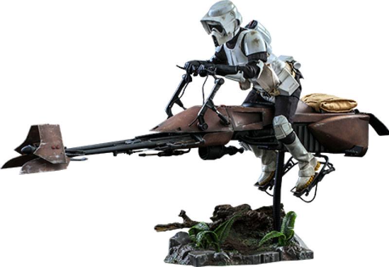 Star Wars Scout Trooper & Speeder Bike 1/6 Scale Hot Toys Collectible Figure