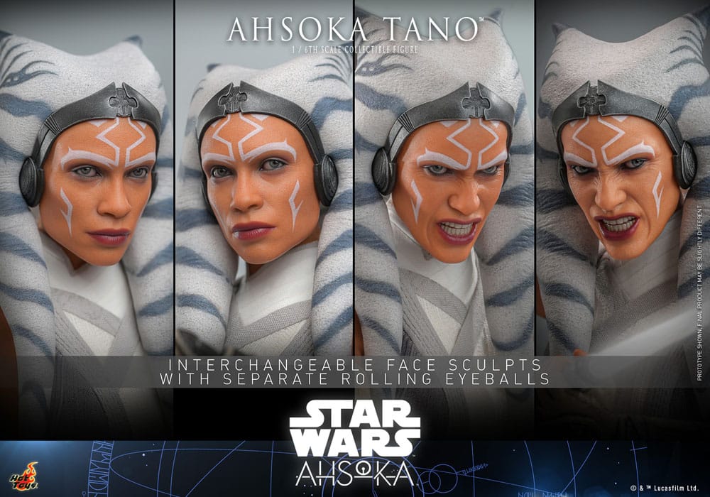Star Wars Ahsoka Ahsoka Tano 28cm 1/6 Scale HOT TOYS Action Figure