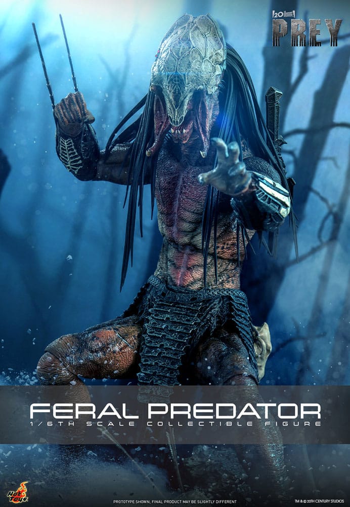 Prey Feral Predator 37 cm 1/6 Scale HOT TOYS Action Figure