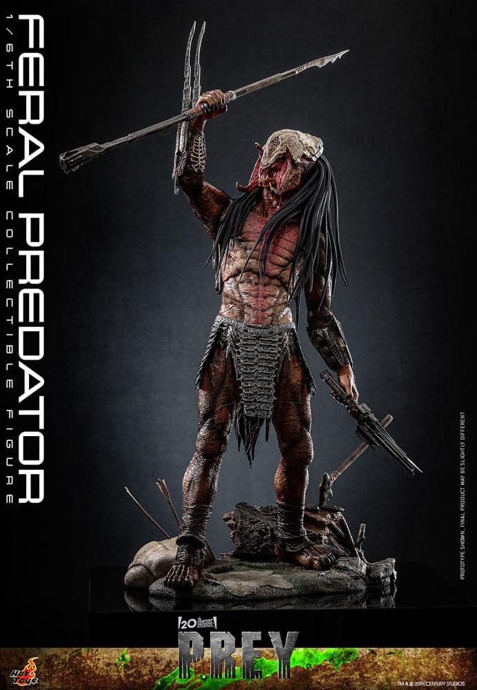Prey Feral Predator 37 cm 1/6 Scale HOT TOYS Action Figure