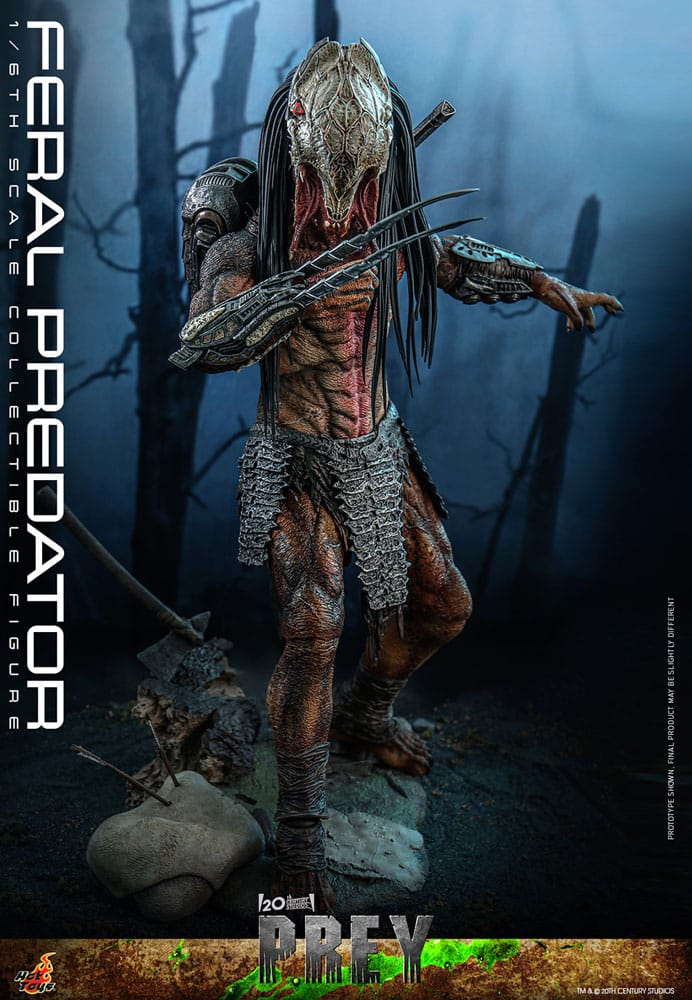 Prey Feral Predator 37 cm 1/6 Scale HOT TOYS Action Figure