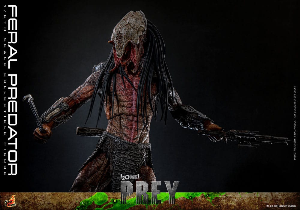 Prey Feral Predator 37 cm 1/6 Scale HOT TOYS Action Figure