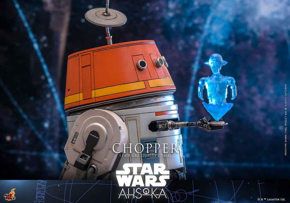 Star Wars Ahsoka Chopper 18cm 1/6 Scale Hot Toys Action Figure