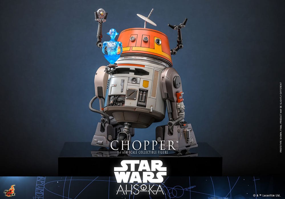 Star Wars Ahsoka Chopper 18cm 1/6 Scale Hot Toys Action Figure