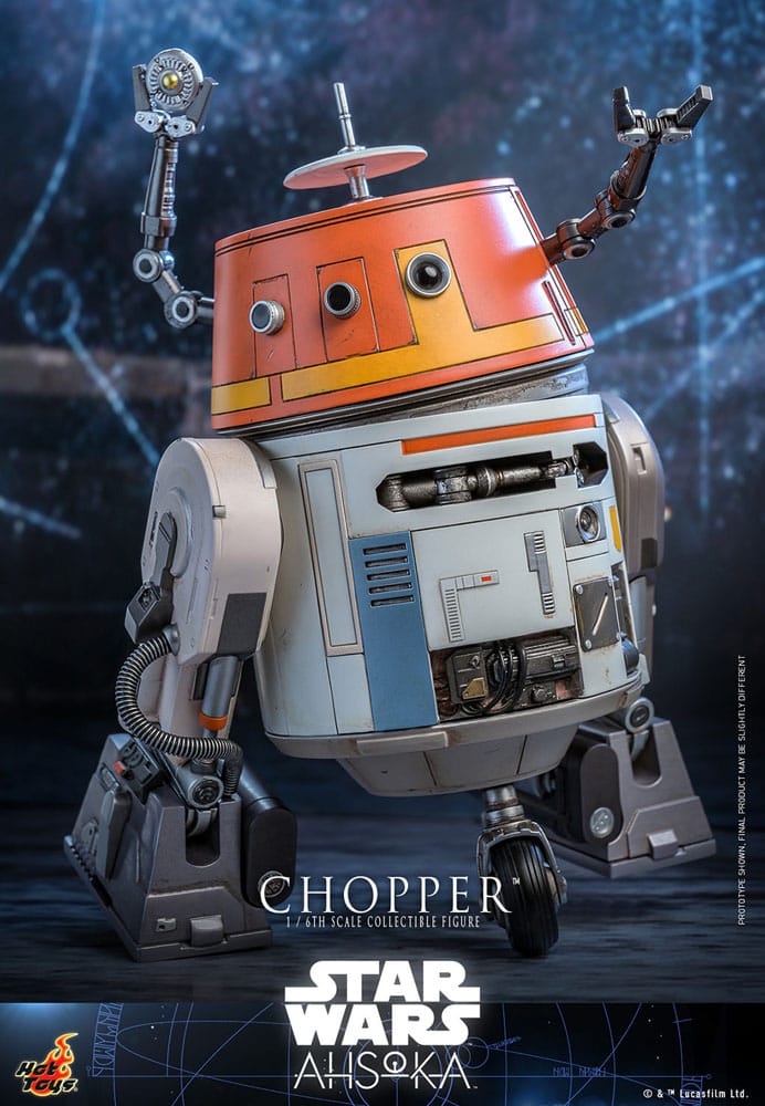 Star Wars Ahsoka Chopper 18cm 1/6 Scale Hot Toys Action Figure