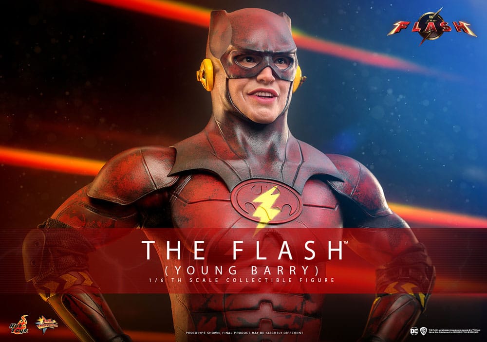 DC Comics The Flash Movie The Flash (Young Barry) 30 cm 1/6 Scale Hot Toys Masterpiece Action Figure