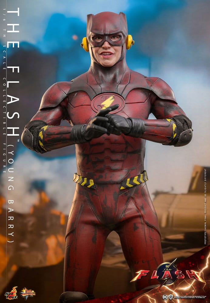 DC Comics The Flash Movie The Flash (Young Barry) 30 cm 1/6 Scale Hot Toys Masterpiece Action Figure