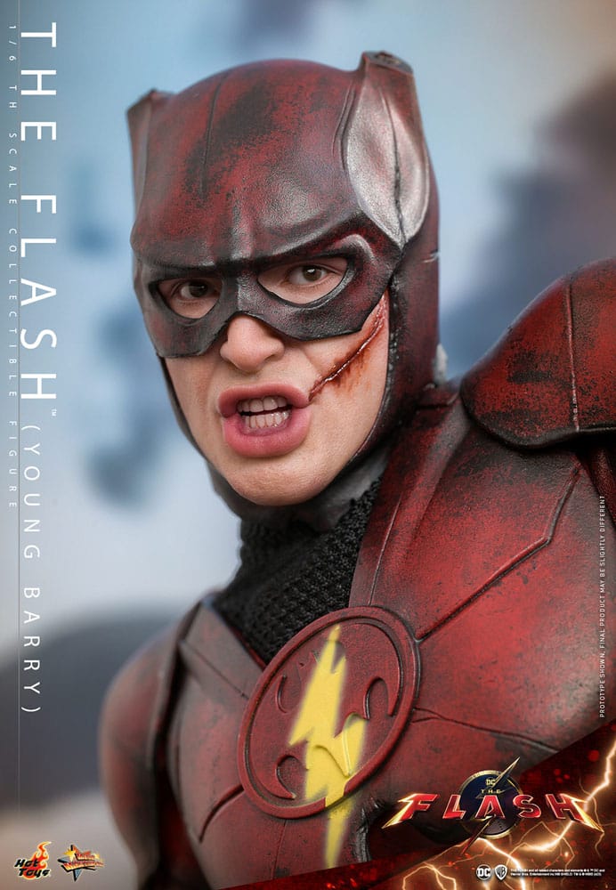 DC Comics The Flash Movie The Flash (Young Barry) 30 cm 1/6 Scale Hot Toys Masterpiece Action Figure