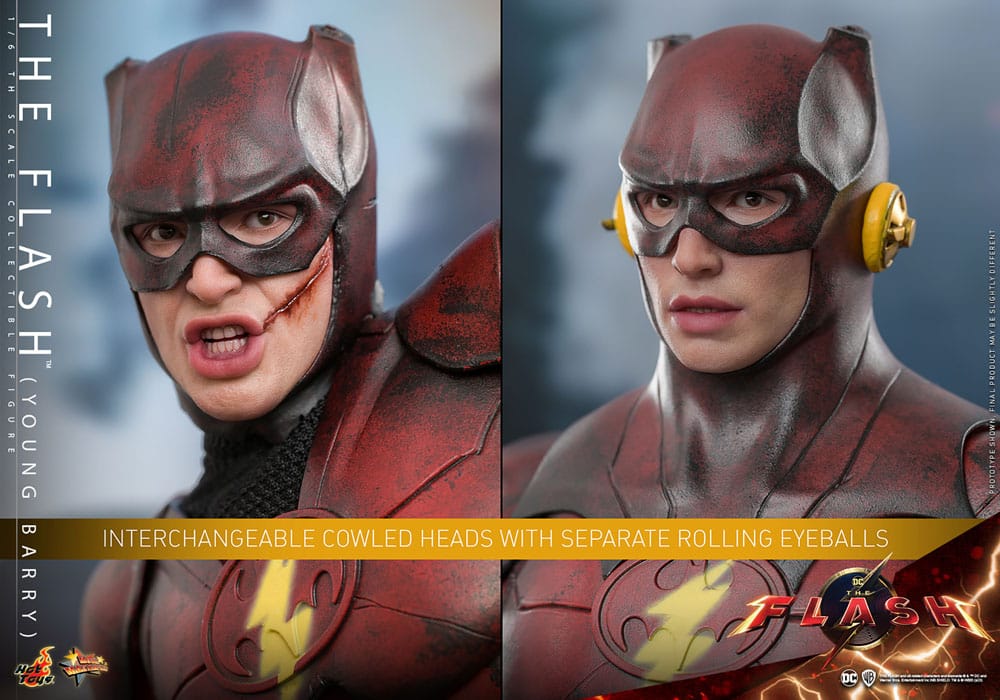 DC Comics The Flash Movie The Flash (Young Barry) 30 cm 1/6 Scale Hot Toys Masterpiece Action Figure
