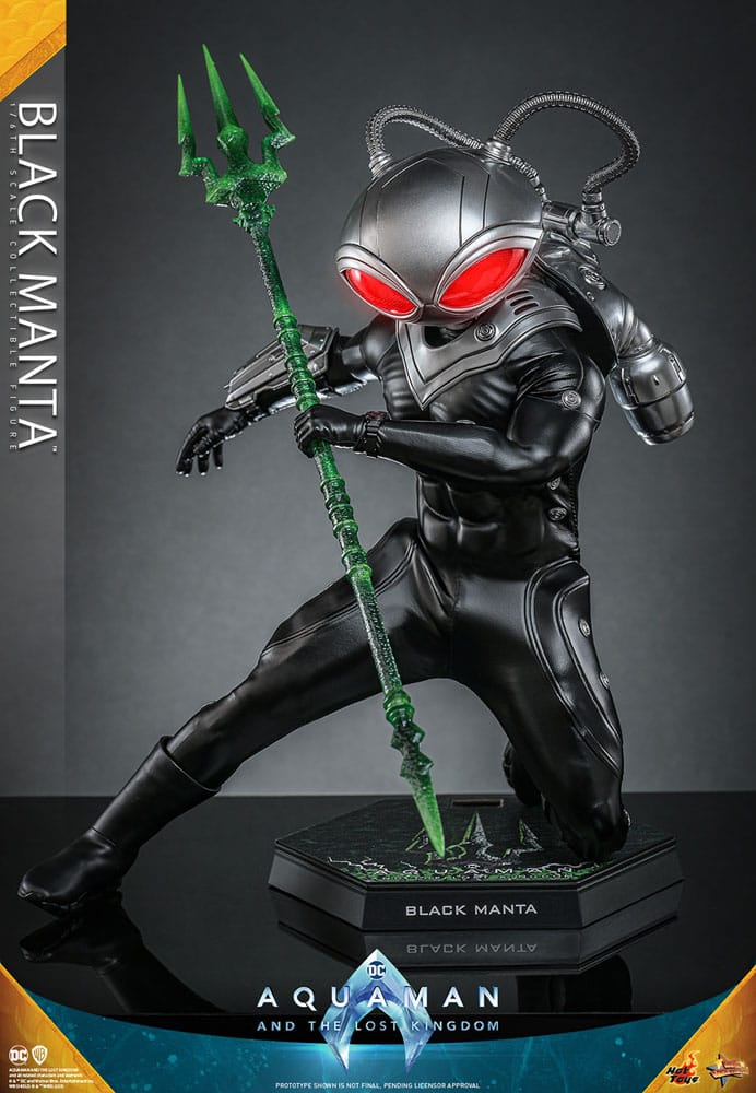DC Comics Aquaman and the Lost Kingdom Movie Masterpiece Black Manta 34cm 1/6 Scale HOT TOYS Action Figure