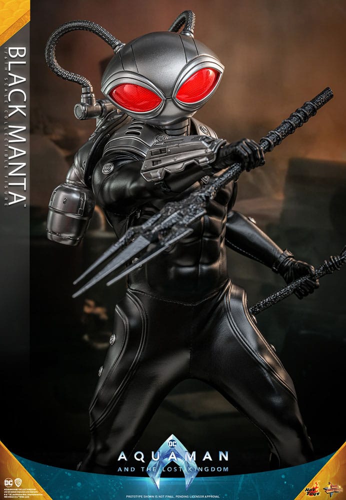 DC Comics Aquaman and the Lost Kingdom Movie Masterpiece Black Manta 34cm 1/6 Scale HOT TOYS Action Figure