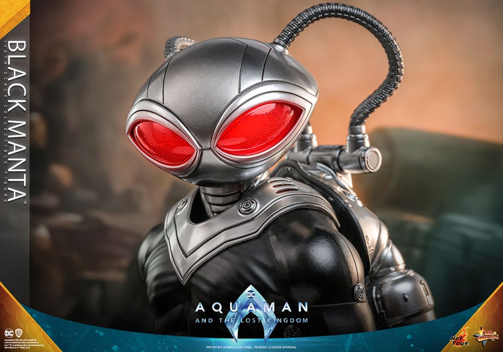 DC Comics Aquaman and the Lost Kingdom Movie Masterpiece Black Manta 34cm 1/6 Scale HOT TOYS Action Figure