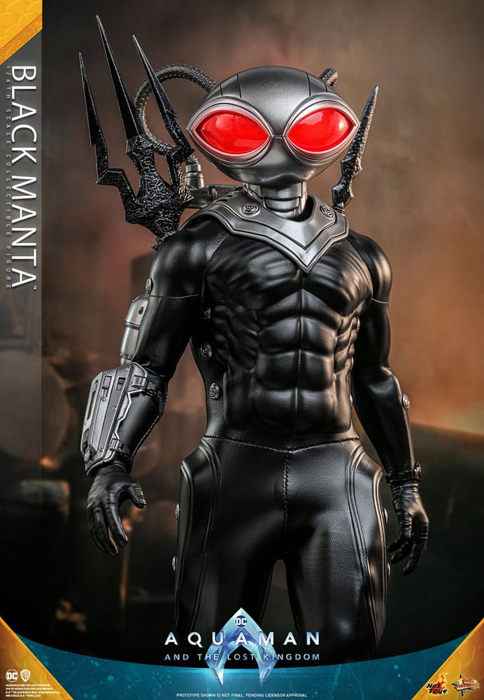 DC Comics Aquaman and the Lost Kingdom Movie Masterpiece Black Manta 34cm 1/6 Scale HOT TOYS Action Figure