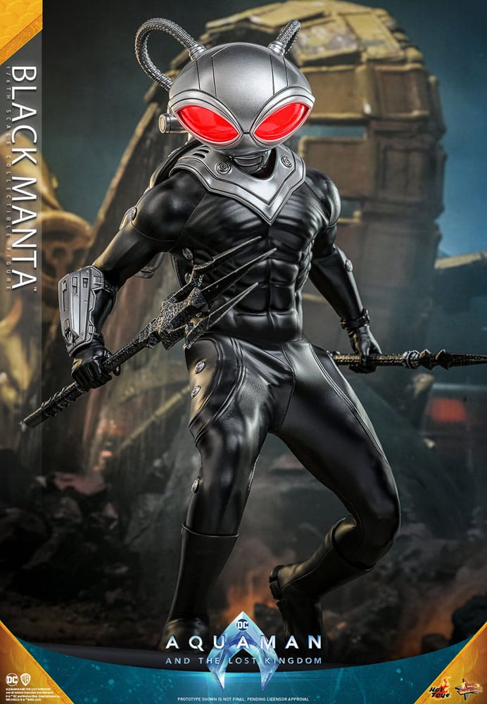 DC Comics Aquaman and the Lost Kingdom Movie Masterpiece Black Manta 34cm 1/6 Scale HOT TOYS Action Figure