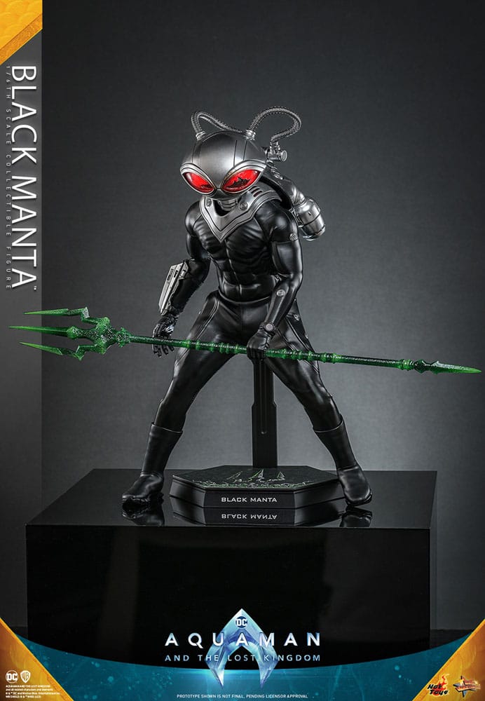 DC Comics Aquaman and the Lost Kingdom Movie Masterpiece Black Manta 34cm 1/6 Scale HOT TOYS Action Figure