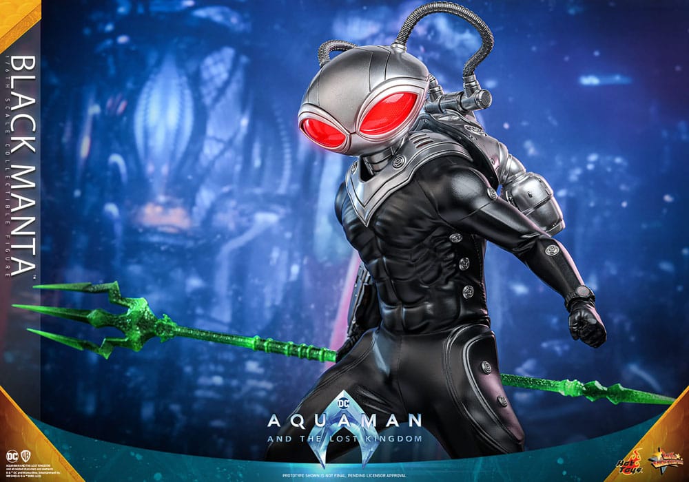 DC Comics Aquaman and the Lost Kingdom Movie Masterpiece Black Manta 34cm 1/6 Scale HOT TOYS Action Figure