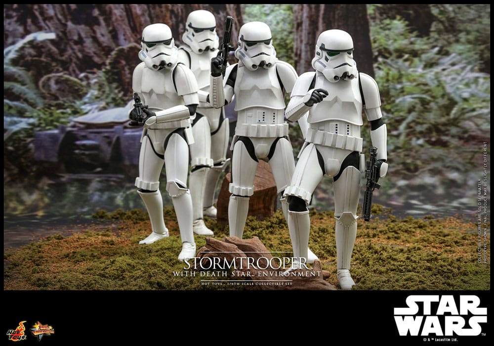 Star Wars Movie Masterpiece Stormtrooper with Death Star Environment 30 cm 1/6 Action Figure