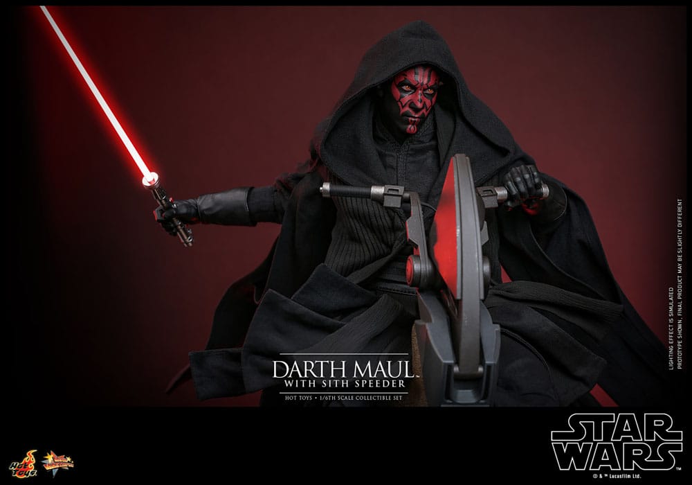 Star Wars Episode I Darth Maul with Sith Speeder 29 cm 1/6 Movie Masterpiece Action Figure