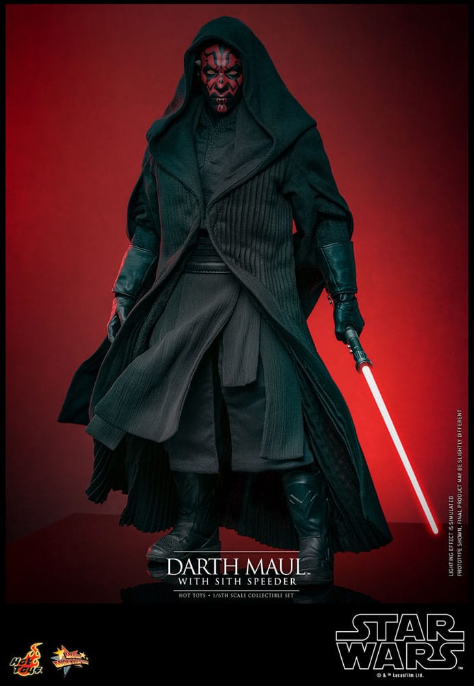 Star Wars Episode I Darth Maul with Sith Speeder 29 cm 1/6 Movie Masterpiece Action Figure