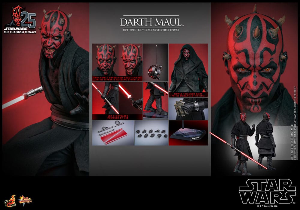 Star Wars Episode I Darth Maul 29 cm 1/6 Movie Masterpiece Action Figure