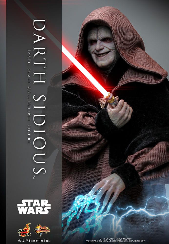 Star Wars Movie Masterpiece Darth Sidious 29 cm 1/6 Action Figure