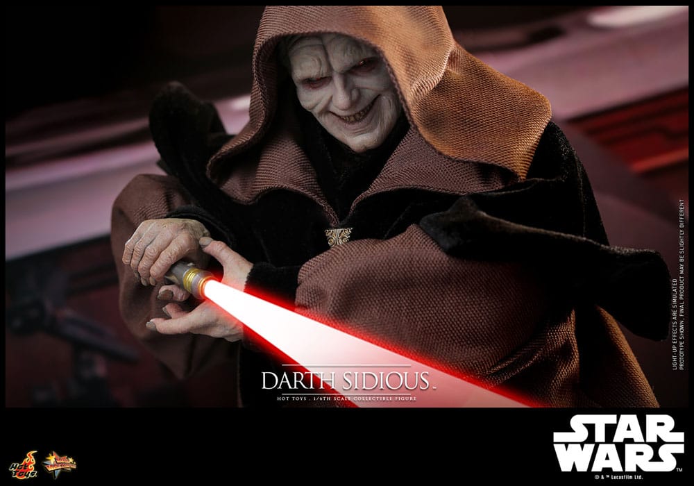 Star Wars Movie Masterpiece Darth Sidious 29 cm 1/6 Action Figure