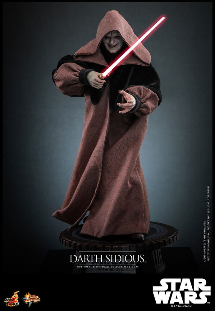Star Wars Movie Masterpiece Darth Sidious 29 cm 1/6 Action Figure