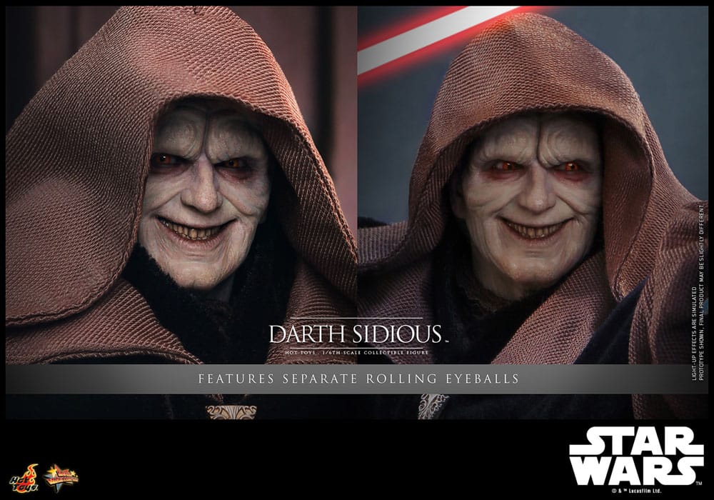 Star Wars Movie Masterpiece Darth Sidious 29 cm 1/6 Action Figure