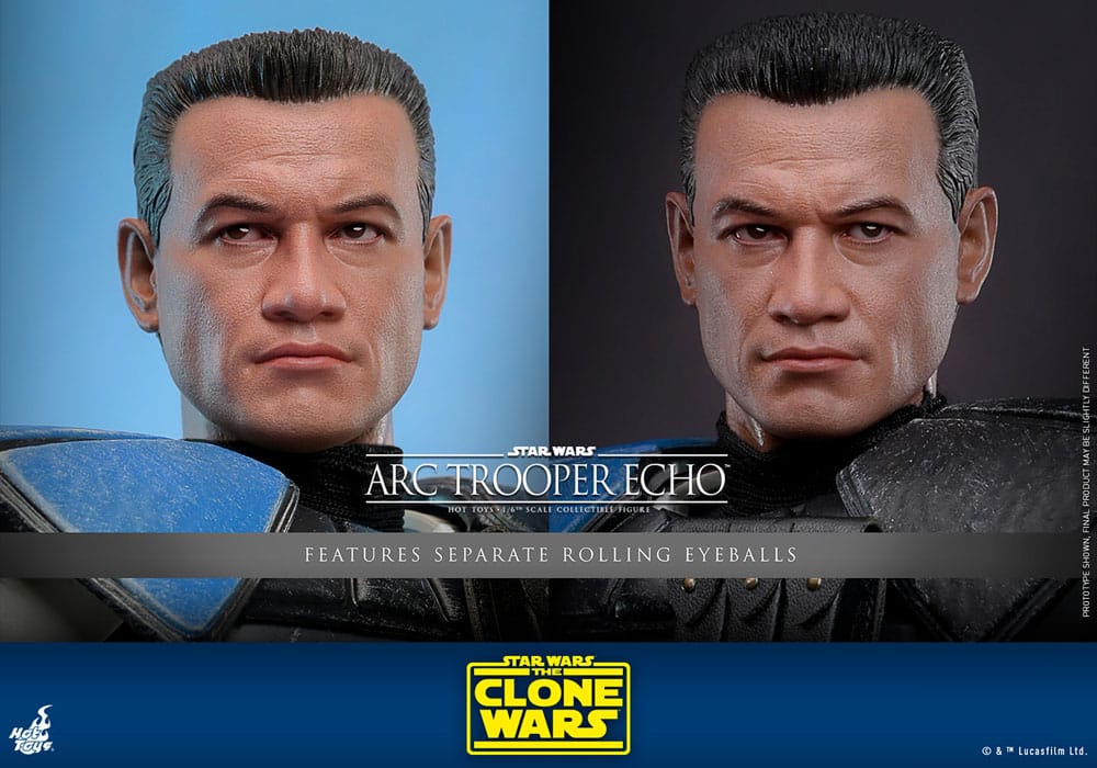 Star Wars: The Clone Wars Action Figure 1/6 Arc Trooper Echo 30 cm