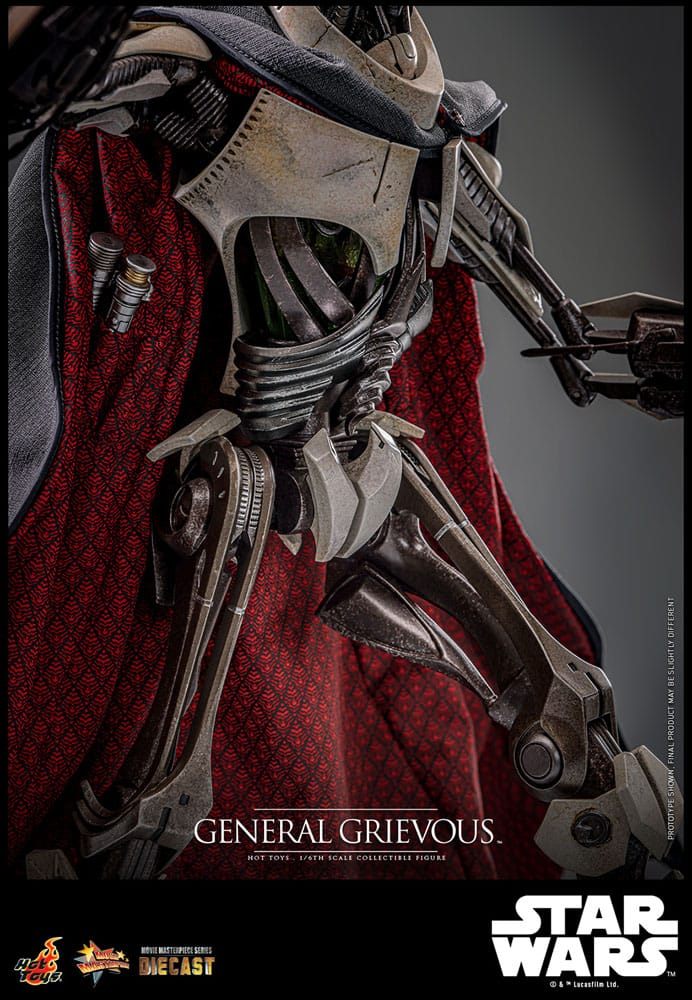 Star Wars Movie Masterpiece General Grievous 42 cm 1/6 Diecast Action Figure