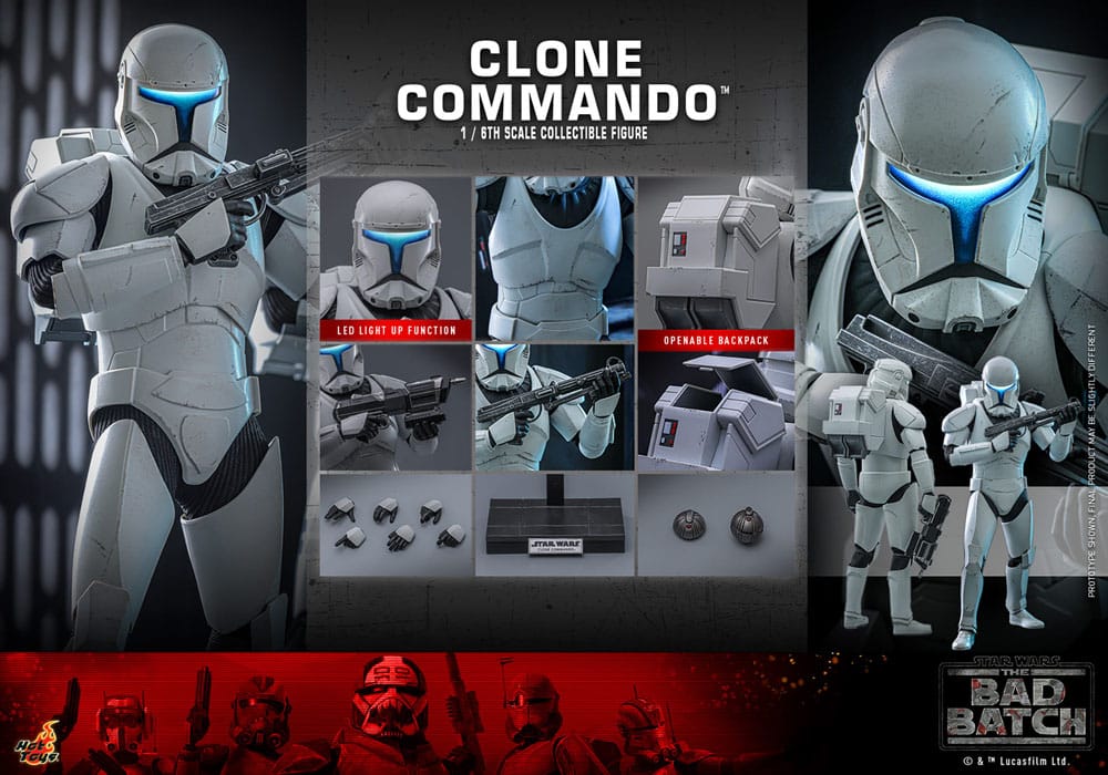 Star Wars: The Bad Batch Clone Commando 30 cm 1/6 Action Figure