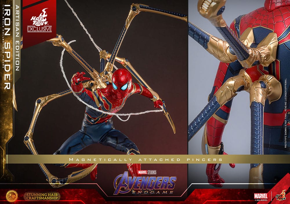 Avengers: Endgame Movie Masterpiece Action Figure 1/6 Iron Spider Artisan Edition 28 cm