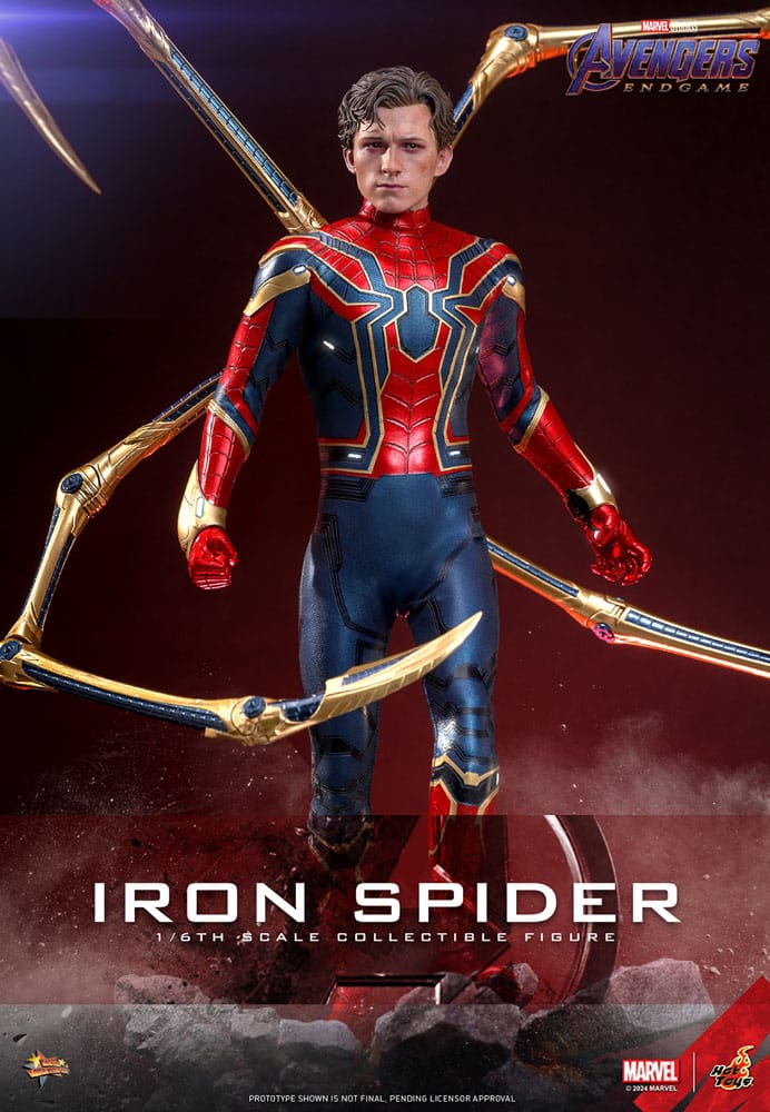 Avengers: Endgame Movie Masterpiece Iron Spider 28 cm 1/6 Action Figure