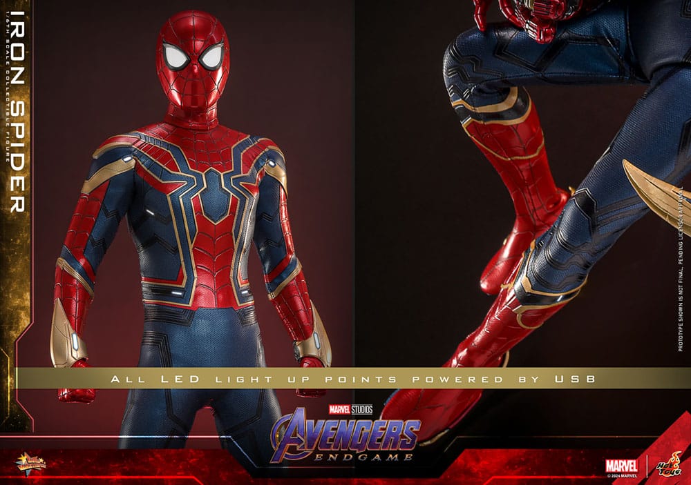 Avengers: Endgame Movie Masterpiece Iron Spider 28 cm 1/6 Action Figure