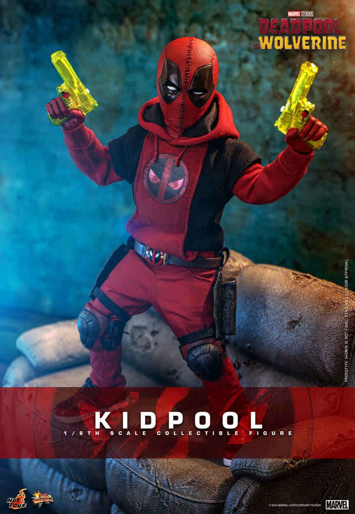 Deadpool & Wolverine Movie Kidpool 1/6 Movie Masterpiece Action Figure