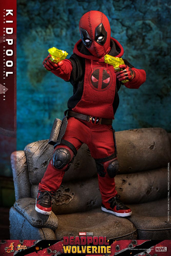 Deadpool & Wolverine Movie Kidpool 1/6 Movie Masterpiece Action Figure