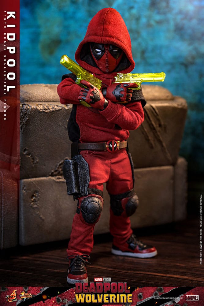 Deadpool & Wolverine Movie Kidpool 1/6 Movie Masterpiece Action Figure