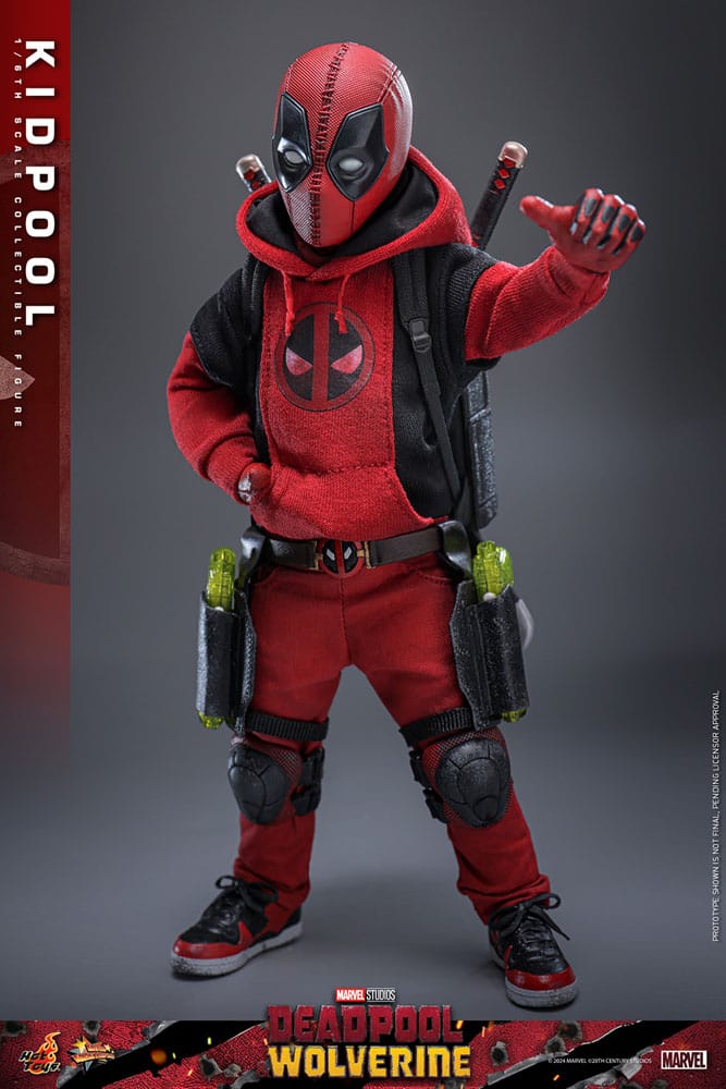 Deadpool & Wolverine Movie Kidpool 1/6 Movie Masterpiece Action Figure