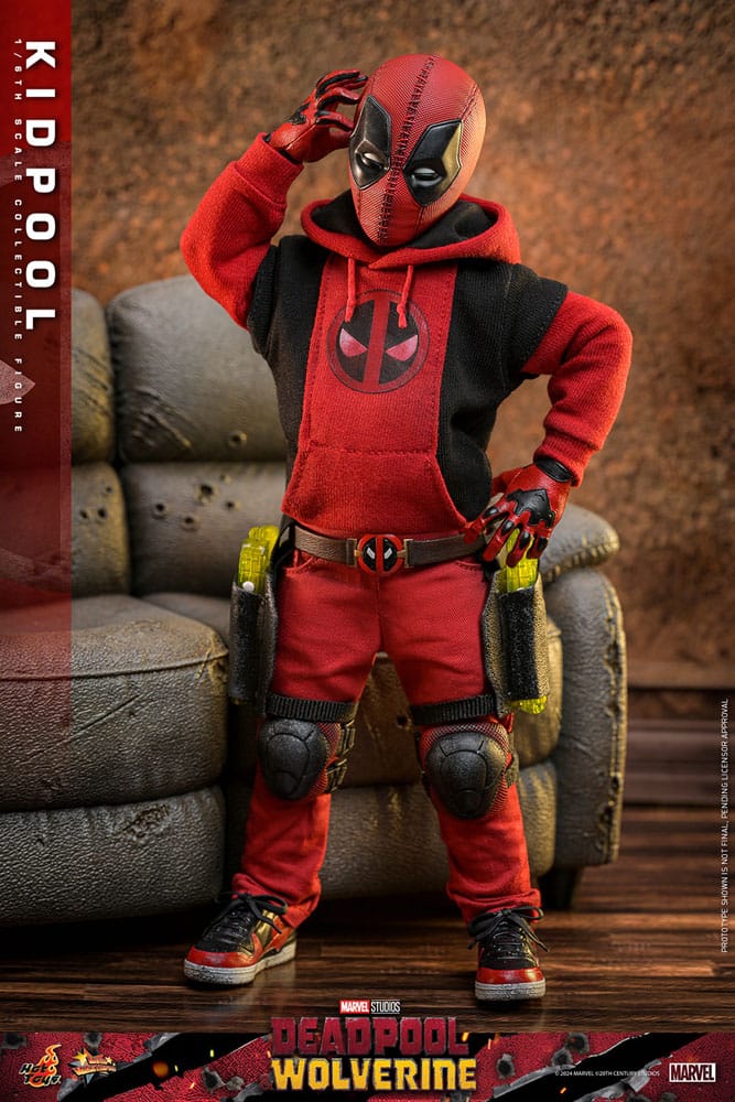 Deadpool & Wolverine Movie Kidpool 1/6 Movie Masterpiece Action Figure
