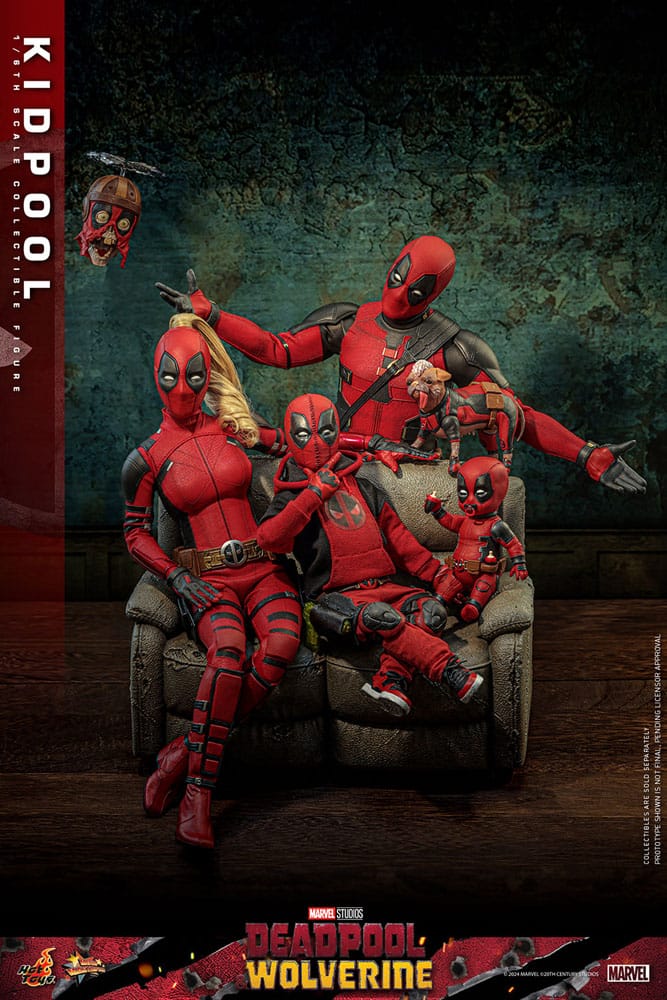 Deadpool & Wolverine Movie Kidpool 1/6 Movie Masterpiece Action Figure