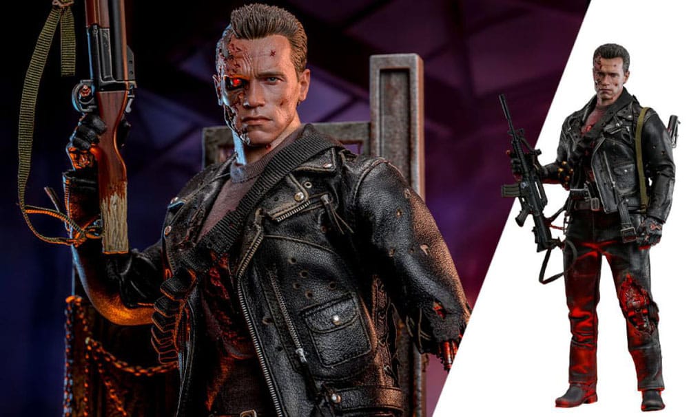 Terminator 2 T-800 Battle Damaged Version 2.0 32 cm 1/6 Movie Masterpiece Action Figure