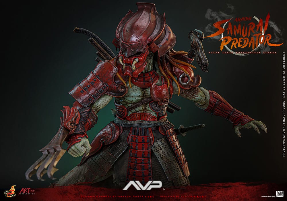 Alien vs. Predator Akaoni Samurai Predator 35 cm 1/6 Artist Collection Action Figure