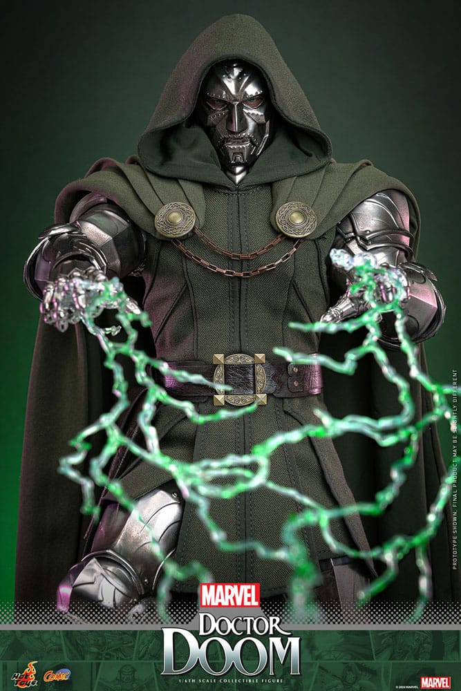 Marvel Comic Doctor Doom 33 cm 1/6 Masterpiece Hot Toy Action Figure