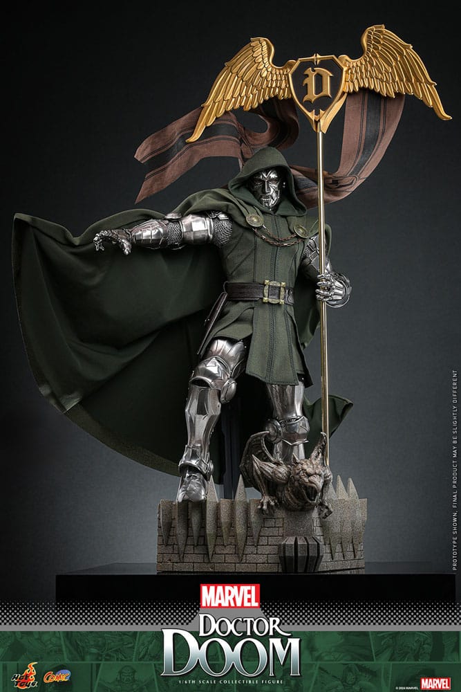 Marvel Comic Doctor Doom 33 cm 1/6 Masterpiece Hot Toy Action Figure